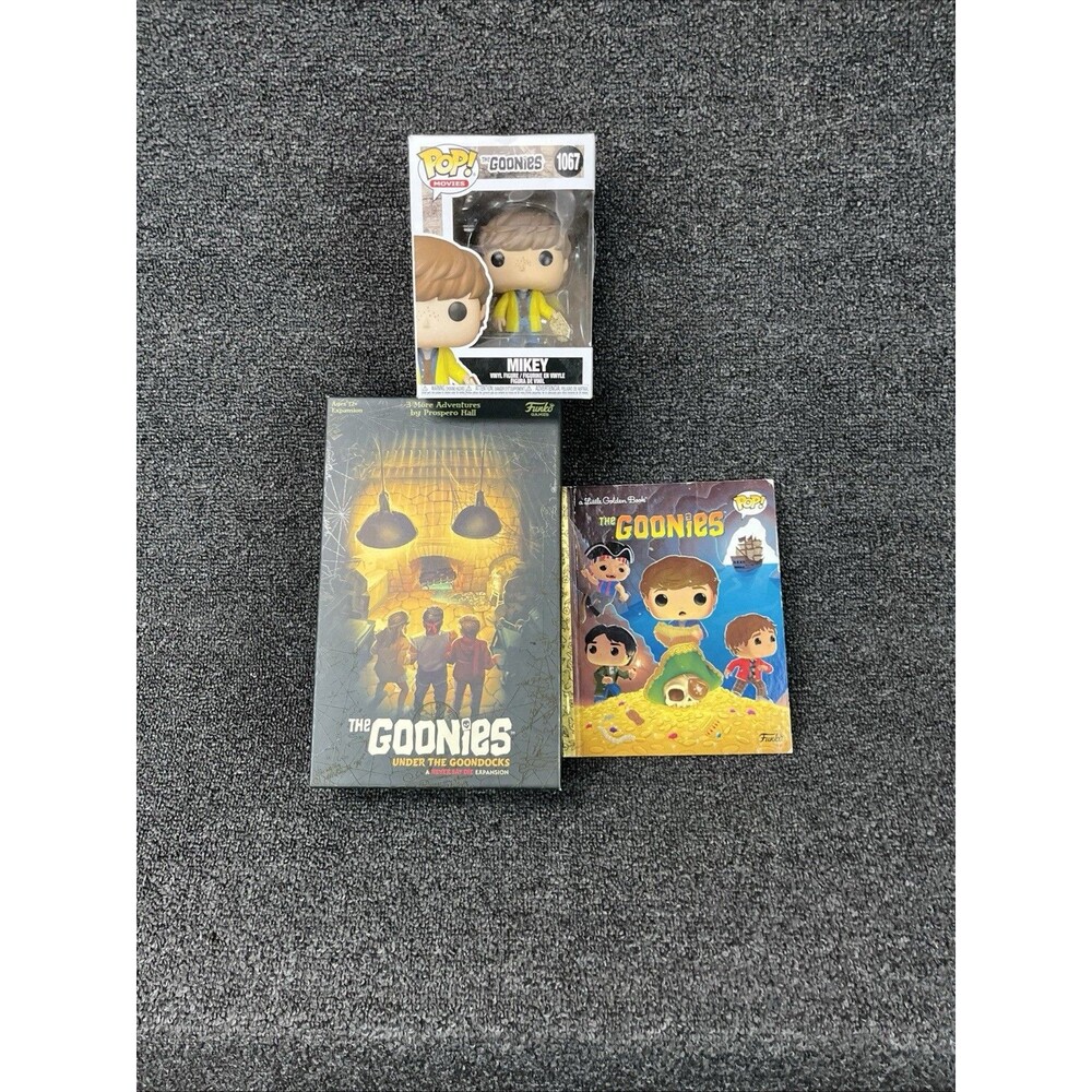 Funko Pop! Vinyl: The Goonies - Mikey Funko Pop, Funko Pop Book And Goonies Game